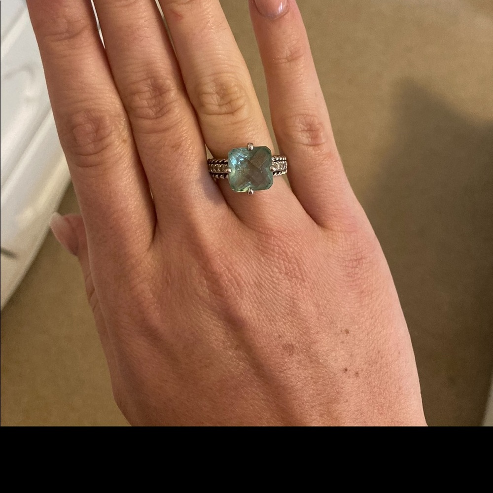 Aquamarine ring